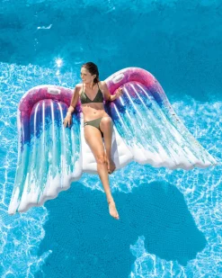 Clearance Angel Wings Inflatable Floating Mat Pool Mats & Lounges|Novelties & Games