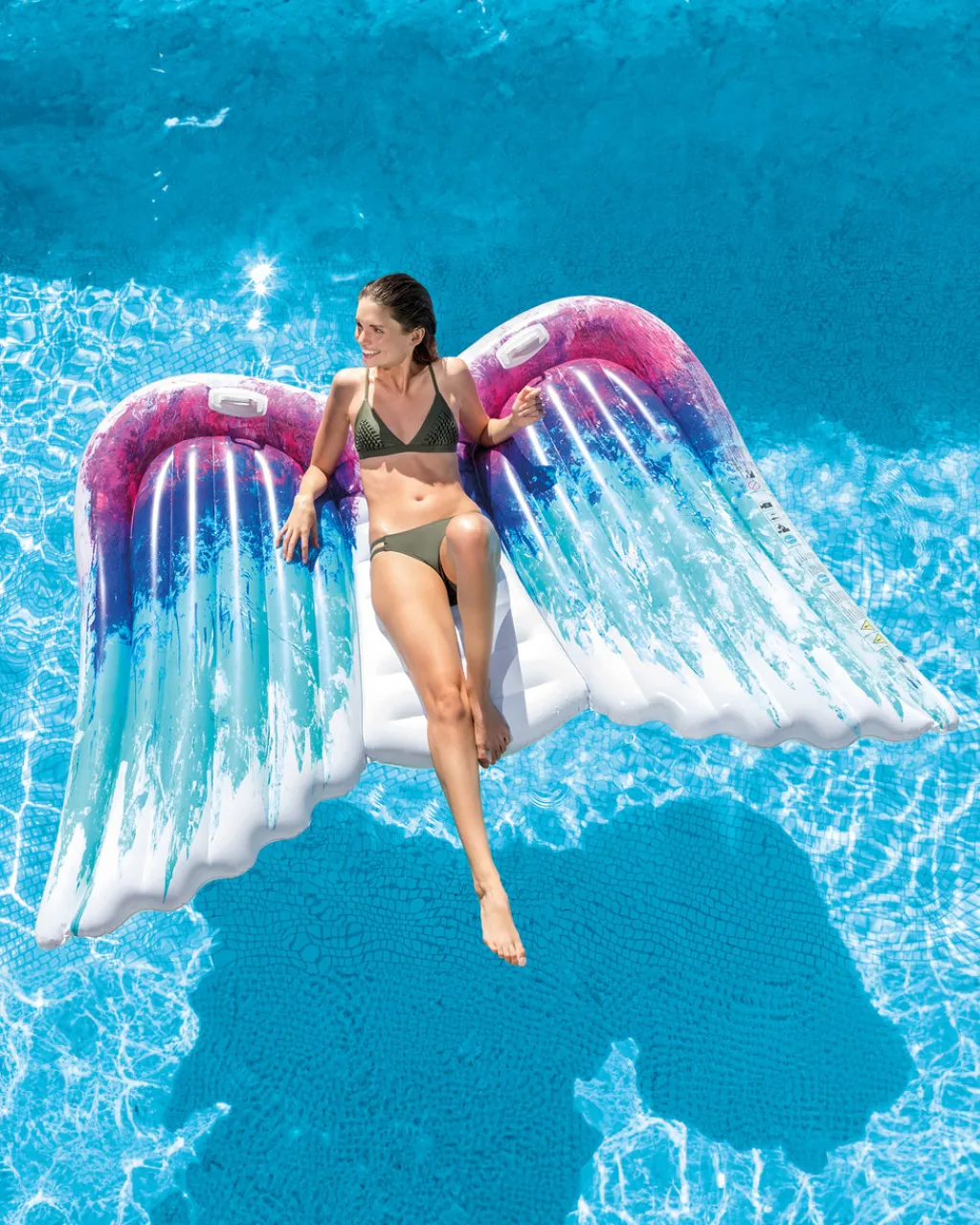 Clearance Angel Wings Inflatable Floating Mat Pool Mats & Lounges|Novelties & Games