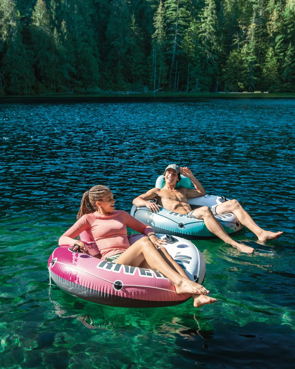 Sale Aqua River Run® 1 Inflatable Floating Lake Tube Sporting Lounges & Islands