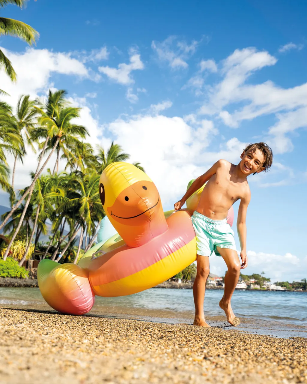 Discount Baby Duck Ride-On Inflatable Pool Float Novelties & Games