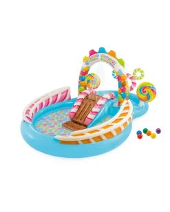 Best Candy Zone™ Inflatable Play Center w/ Slide Play Centers