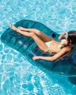 Best Cool Grey Pool Lounge Mat Pool Mats & Lounges