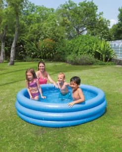 Best Crystal Blue Inflatable Pool - 66" x 15" Kids Kids