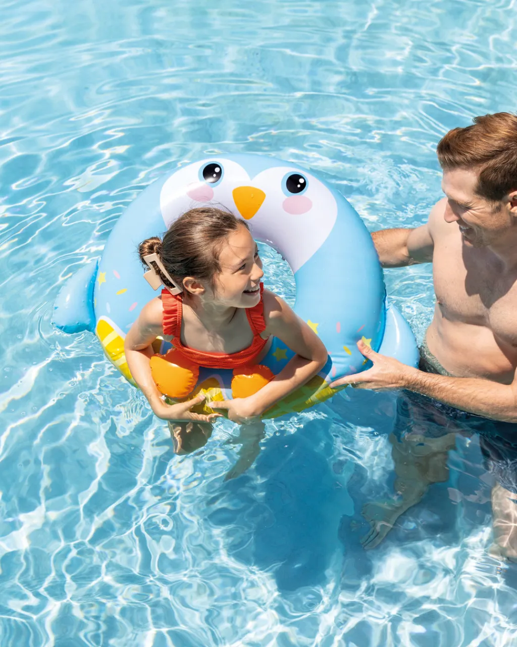 Cute Animal Inflatable Swim Rings - Assortment Pool Toys