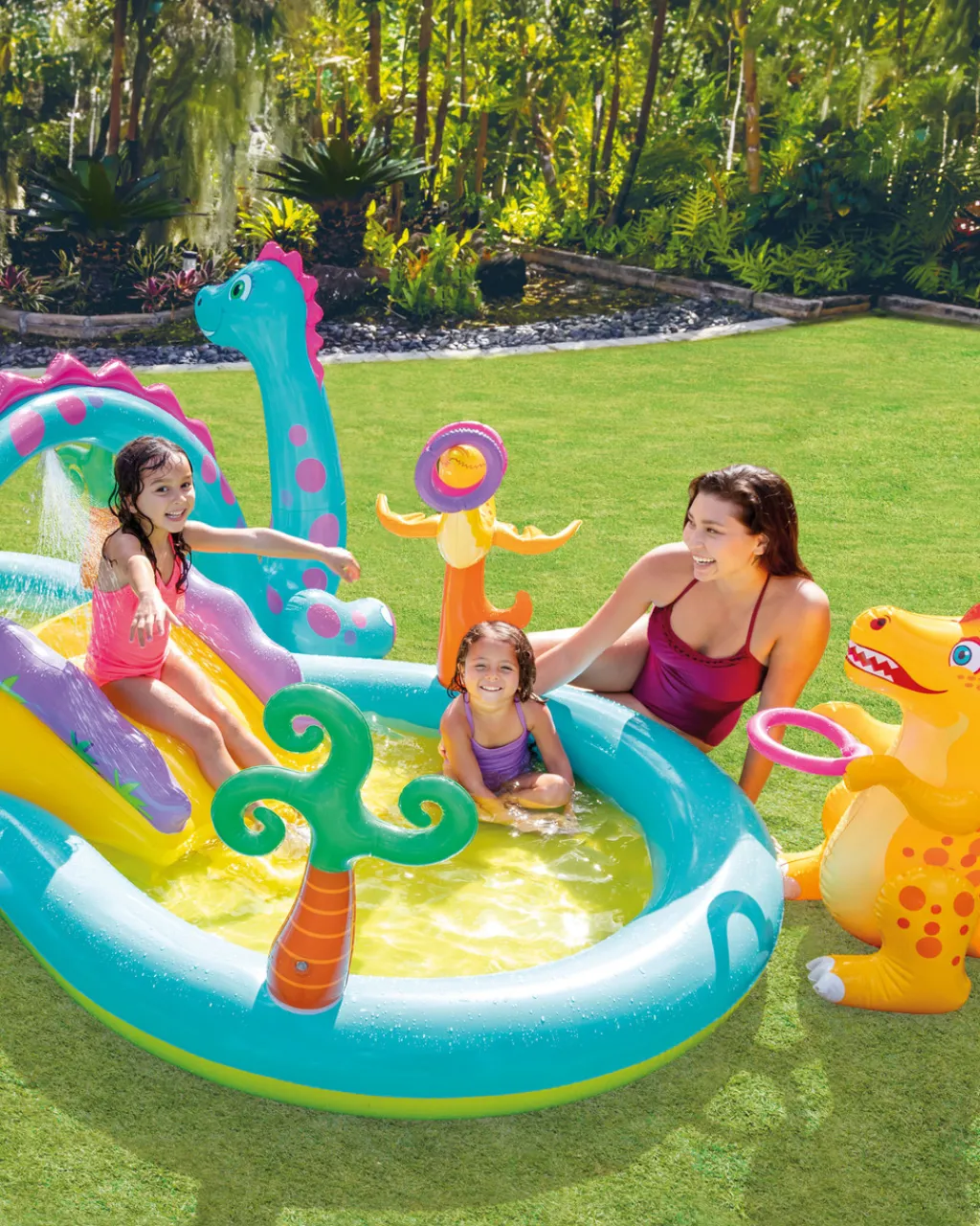 Sale Dinoland Inflatable Play Center w/ Slide Play Centers