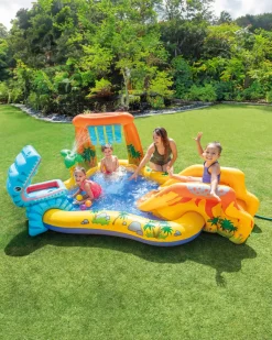 Clearance Dinosaur Inflatable Play Center w/ Slide Play Centers