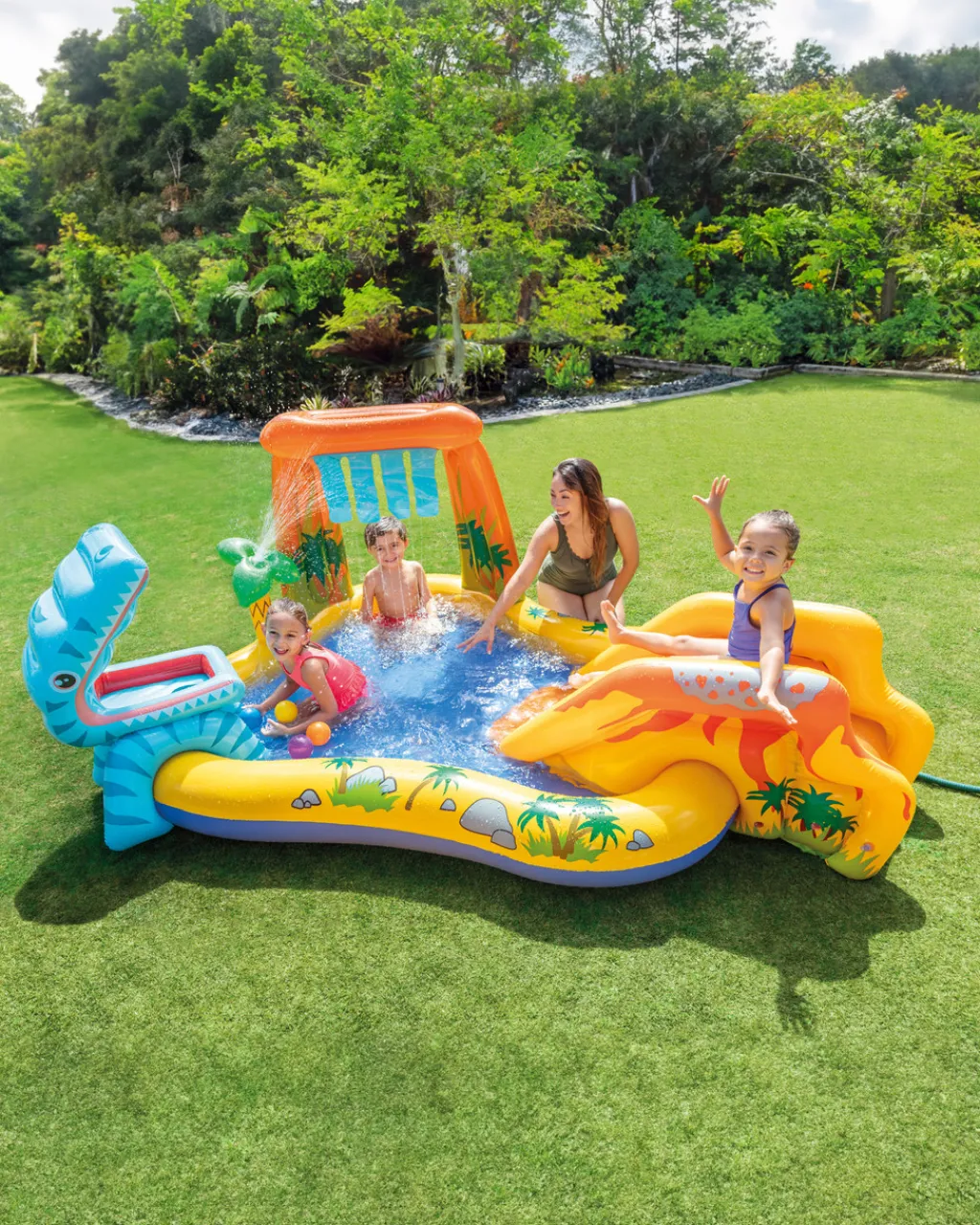 Clearance Dinosaur Inflatable Play Center w/ Slide Play Centers
