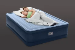 Online Dream Support Air Mattress 20" Queen w/ Built-In Electric Pump Dura-Beam Deluxe Series