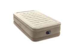 Outlet Dura-Beam® Deluxe Ultra Plush Air Mattress 18" Twin w/ Built-In Electric Pump Dura-Beam Deluxe Series