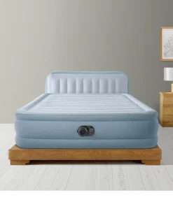New Dura-Beam® Ultra Queen Plush Headboard Airbed W/ Fiber-Tech Rp Dura-Beam Plus Series