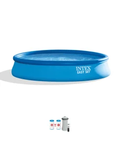 Discount Easy Set® 15' x 33" Inflatable Pool w/ Filter Pump Easy Set