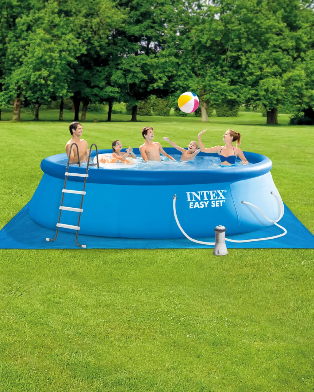 Best Easy Set® 15' x 48" Inflatable Pool w/ Filter Pump Easy Set