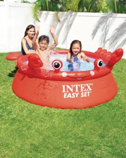 New Easy Set® Happy Crab Inflatable Pool Easy Set