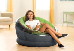Hot Empire Chair Indoor / Outdoor Inflatable Lounger - Green Loungers|Chairs