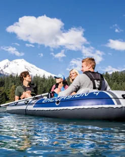 Clearance Excursion™ 4 Inflatable Boat Set - 4 Person Sport Series Boats
