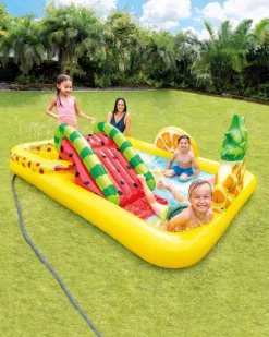 New Fun 'N Fruity Inflatable Play Center w/ Slide Play Centers