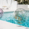 Outlet Glitter Inflatable Beach Balls - Assortment Novelties & Games