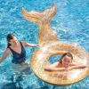 New Glitter Mermaid Inflatable Pool Swim Tube Novelties & Games