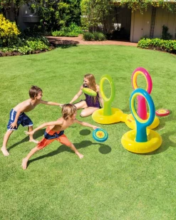 Clearance Inflatable Flying Disc Toss Game Novelties & Games