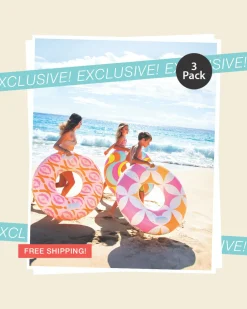 Best Inflatable Timeless Tubes 45" (3 Pack) Pool Mats & Lounges|Pool Toys