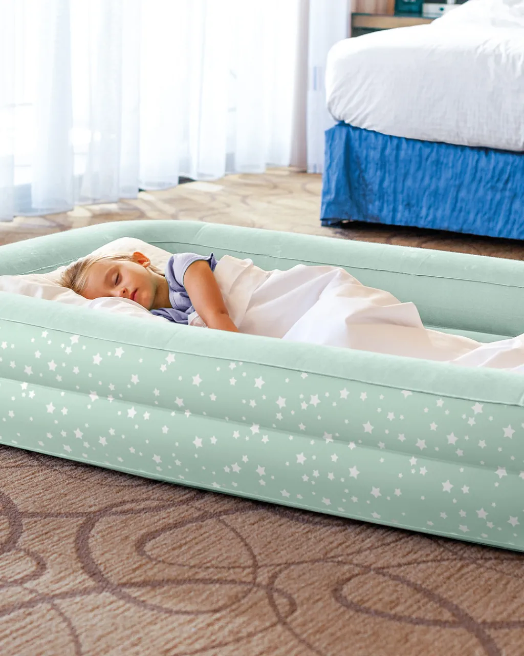 Sale Kidz Travel Bed w/ Hand Pump Kids Kids Beds & Pillows