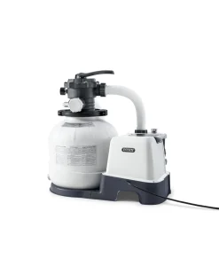 Clearance Krystal Clear™ Sand Filter Pump & Saltwater Pool Chlorine System - 15,000 Gal Krystal Clear Filtration & Sanitation