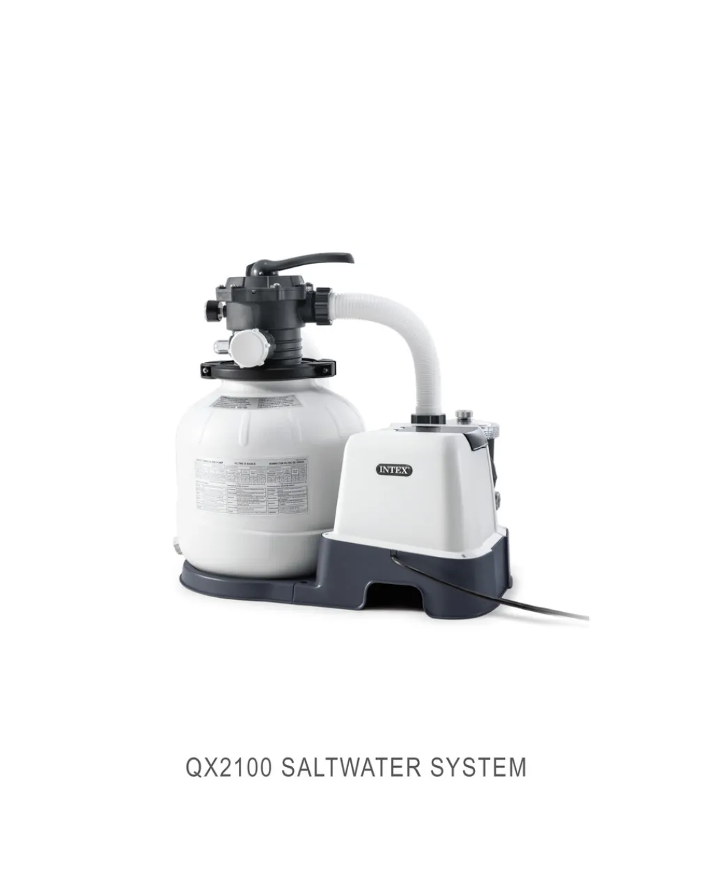 Clearance Krystal Clear™ Sand Filter Pump & Saltwater Pool Chlorine System - 8,500 Gal Krystal Clear Filtration & Sanitation