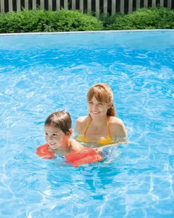 Clearance Large Orange Inflatable Arm Band Floaties Pool Toys