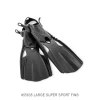 Sale Large Super Sport Fins Aquaflow Swim Gear