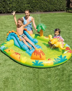 Clearance Little Dino Inflatable Play Center w/ Slide Play Centers