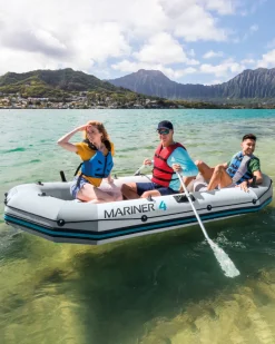 Outlet Mariner™ 4 Inflatable Boat Set - 4 Person Professional Series Boats