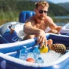 Best Mega Chill 2 Floating Inflatable Cooler Sporting Lounges & Islands