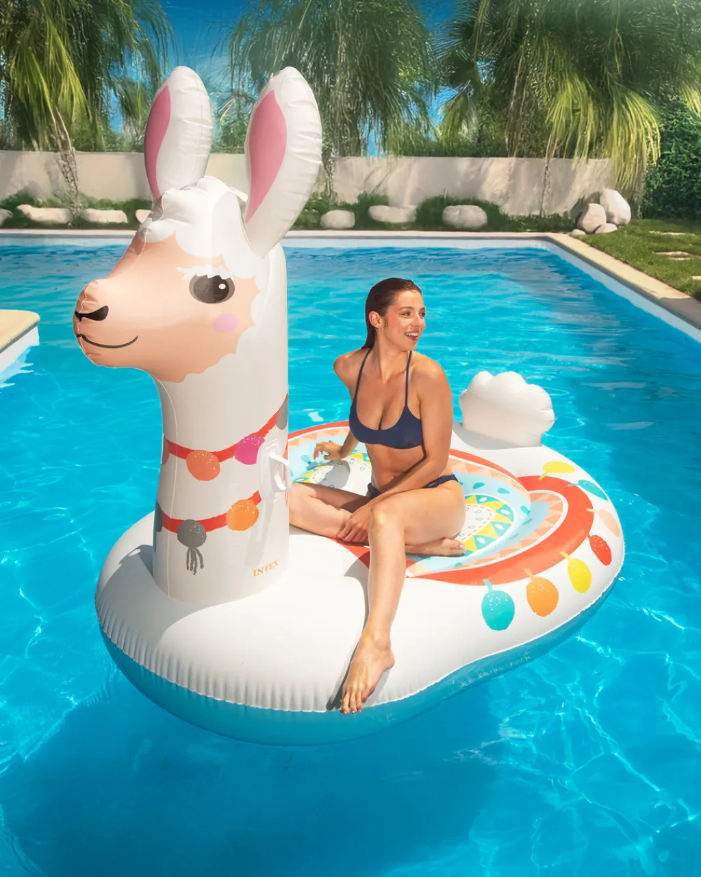 Mega Llama Inflatable Pool Island Float Novelties & Games
