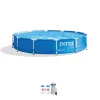 Sale Metal Frame 12' x 30" Above Ground Pool w/ Filter Pump Metal Frame