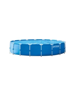 Discount Metal Frame 18' x 48'' Above Ground Pool w/ Filter Pump Metal Frame