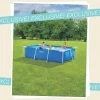 Discount Metal Frame Rectangular Frame Pool Set - 9' 10" x 6' 6.75 x 29.5" Metal Frame