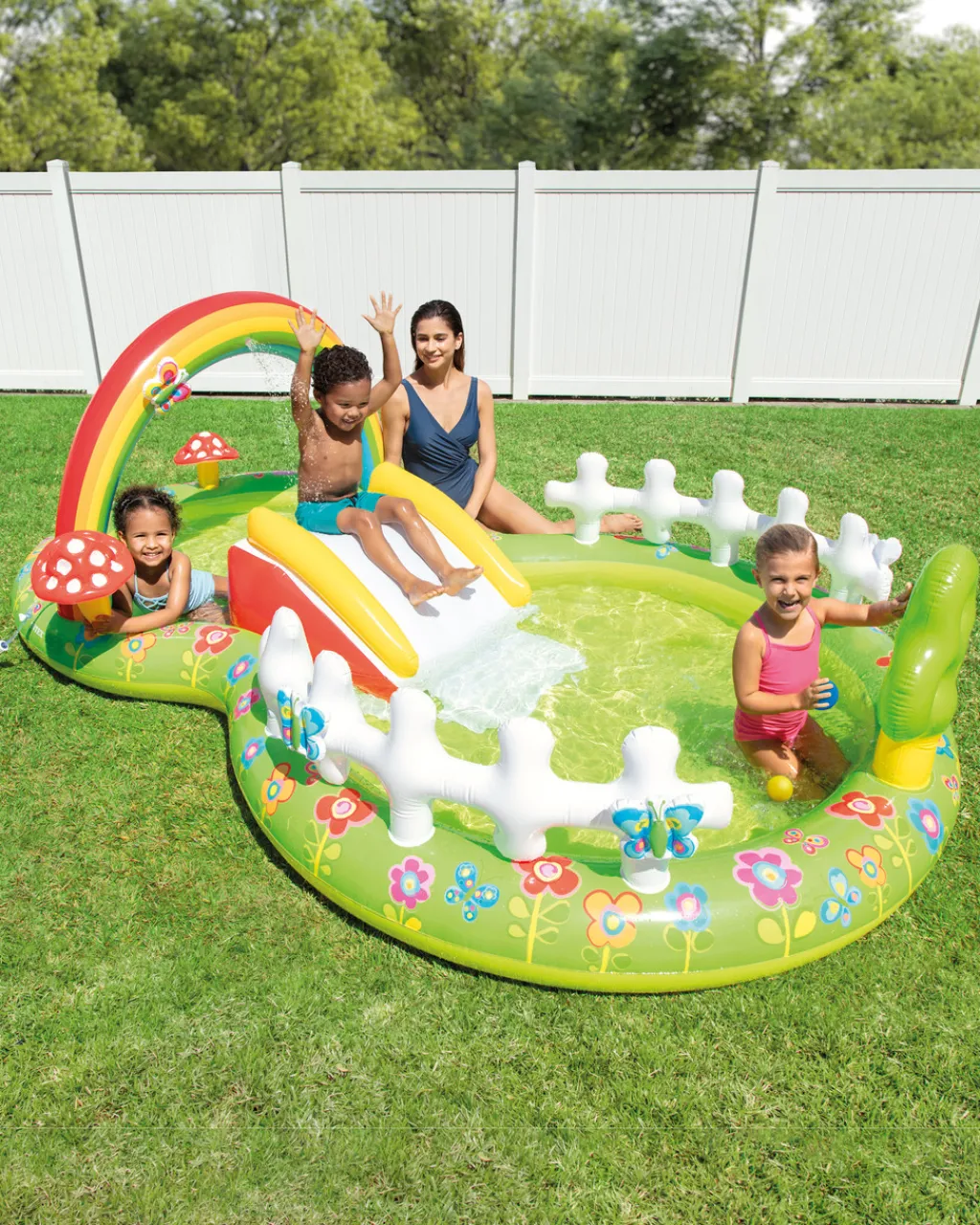 Hot My Garden Inflatable Play Center w/ Slide Play Centers