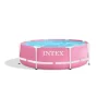 Discount Pink Metal Frame Above Ground Pool - 8' x 30" Metal Frame