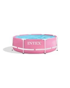Discount Pink Metal Frame Above Ground Pool - 8' x 30" Metal Frame
