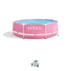 Discount Pink Metal Frame Above Ground Pool Set - 8' x 30" Metal Frame