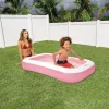 Pink Rectangular Inflatable Kiddie Pool Kids Kids