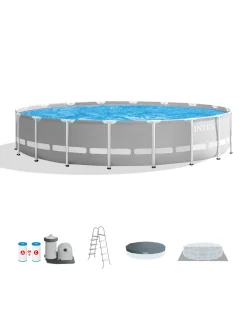 Discount Prism Frame™ 18' x 48" Above Ground Pool Set Prism Frame