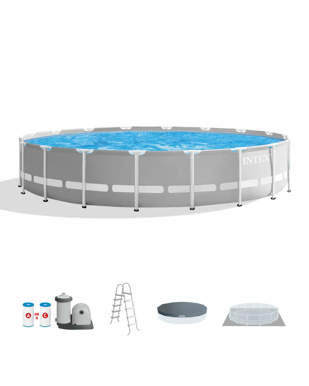 Discount Prism Frame™ 18' x 48" Above Ground Pool Set Prism Frame