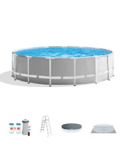 Hot Prism Frame™ 15' x 48" Above Ground Pool Set Prism Frame