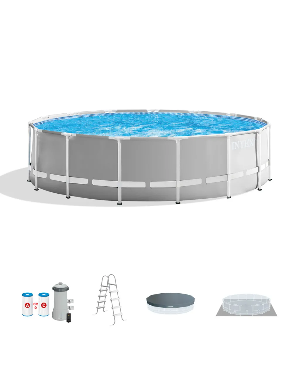 Hot Prism Frame™ 15' x 48" Above Ground Pool Set Prism Frame