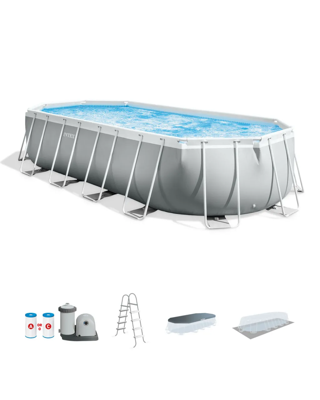 Sale Prism Frame™ 20' x 10' x 48" Oval Above Ground Pool Set Prism Frame