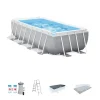 Discount Prism Frame™ 16' x 8' x 42" Rectangular Above Ground Pool Set Prism Frame