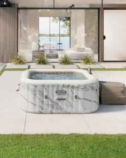 PureSpa™ Calacatta Jet and Bubble Deluxe Set - 4 Person Purespa