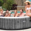 Hot PureSpa™ Greywood Deluxe Inflatable Hot Tub Set - 6 Person Purespa
