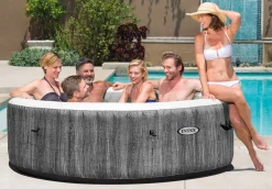 Hot PureSpa™ Greywood Deluxe Inflatable Hot Tub Set - 6 Person Purespa